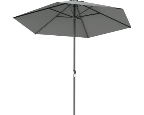 Grijze vierkante parasol