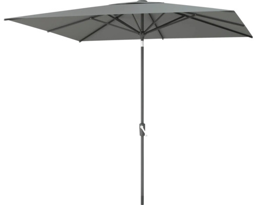 Rechthoekige parasol voor de tuin