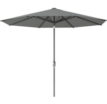 Grijze parasol met slinger om te openen