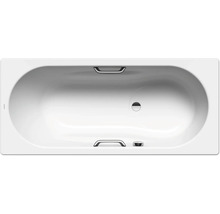 Ovaalvormig bad met twee handgrepen en afvoer