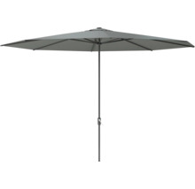 Grijze parasol met slinger mechanisme
