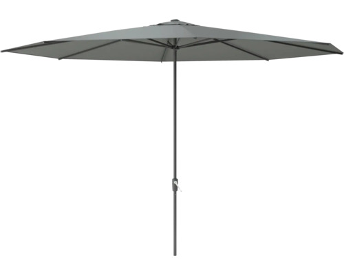 Grijze parasol met slinger mechanisme