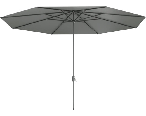 Grijze parasol met slinger mechanisme