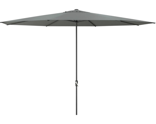 Grijze parasol voor de tuin