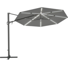 Vrijhangende parasol met ledverlichting