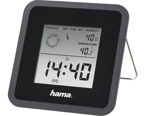 HAMA Thermo-/hygrometer TH50 zwart