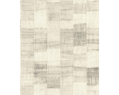 Behang met steenmotief in rechthoekige opstelling