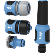 for_q Tuinslangkoppelingsset met spuit