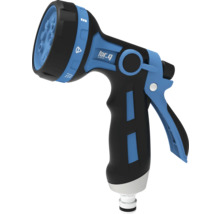 Tuinspuit met verschillende straalsoorten