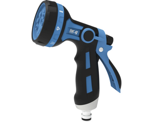 Tuinspuit met verschillende straalsoorten