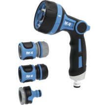 Tuinslangspuit met diverse aansluitstukken