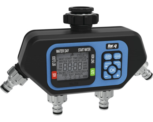 FOR_Q Bewateringscomputer FQ-BC 4 Watercomputer met vier uitgangen en digitaal display