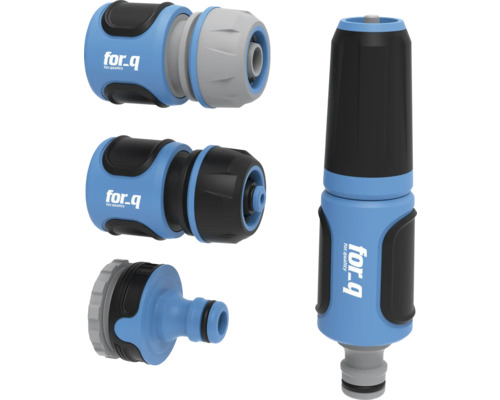 FOR_Q Tuinspuit set Tuinslangkoppelingen en spuitmondstuk van for.q