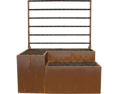 Plantenbak met klimrek voor de tuin