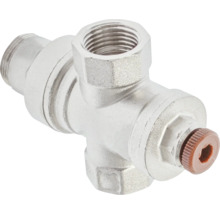 Metalen smoorcontroleklep met instelknop