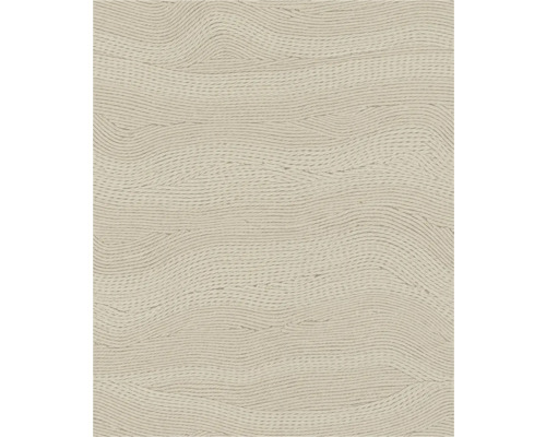 MARBURG Vliesbehang 97156 3D beige Behang met horizontaal golvend patroon