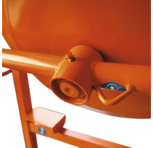 Gedetailleerde weergave van een betonmolen, die de mechanica en het ontwerp laat zien