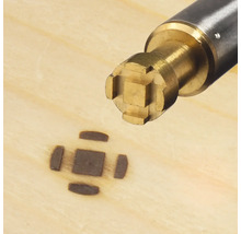 Brandstempel voor het maken van ontwerpen op hout