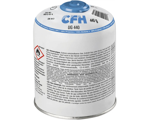 CFH universele gascartouche met een vulgewicht van 440 gram