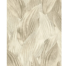 Behang met bladerenmotief