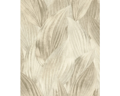 Behang met bladerenmotief