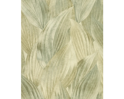 Behang met bladerenmotief