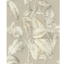 Behang met plantenmotief