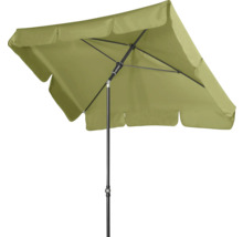 Gehalveerde parasol met metalen stang