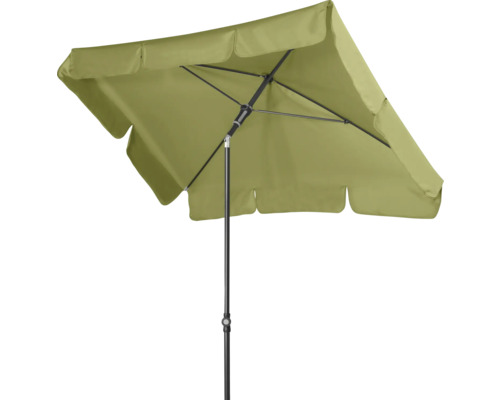 Gehalveerde parasol met metalen stang