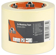 Roxolid schilderstape drievoudig, 30 mm x 50 m