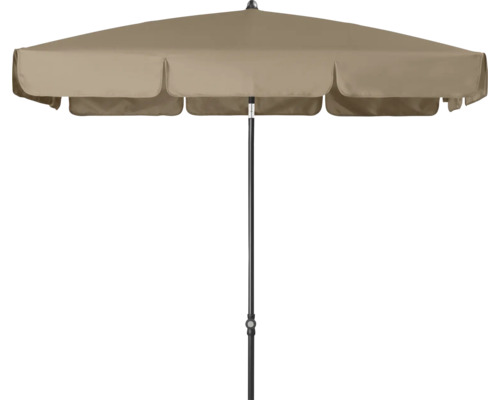 DOPPLER Parasol Sunline Neo greige 185 x 120 cm Tuinparasol met rechthoekig scherm en centrale mast