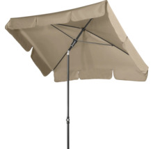 Tuinparasol met zwart frame