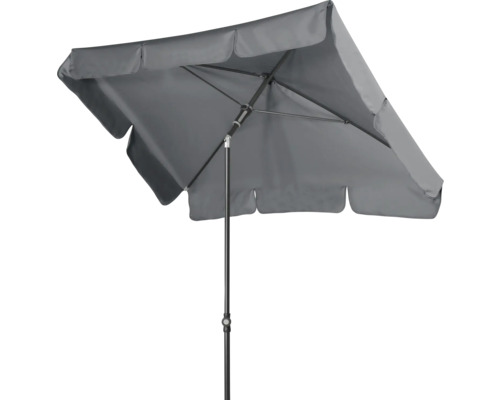 Rechthoekige parasol met mast