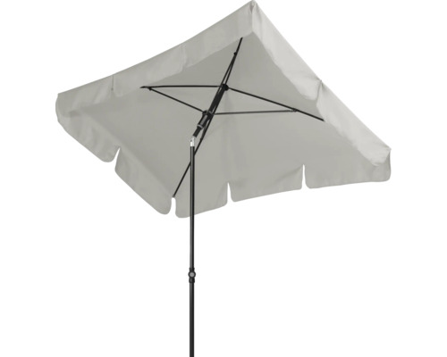 Vierkante parasol met zwart frame