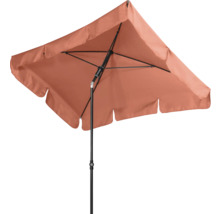 Vierkante tuinzweefparasol met middenstok