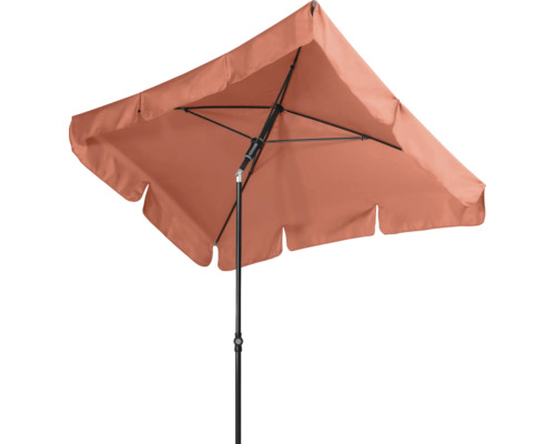 Vierkante tuinzweefparasol met middenstok