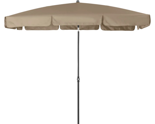 DOPPLER Parasol Sunline Neo greige 225 x 120 cm Tuinparasol met stoffen bekleding en metalen standaard