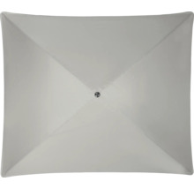 Vierkante parasol van bovenaf