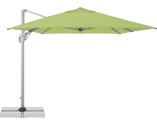 Vrijhangende parasol met voet voor buiten