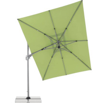 Vierkante zweefparasol met voet