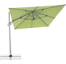 Vrijhangende parasol met voetkruis
