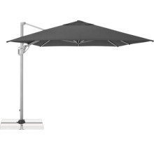 Vrijstaande parasol voor buiten met vierkante bekleding en stevige voet