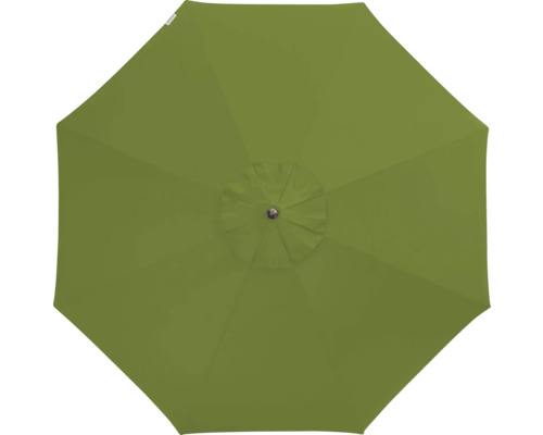 Bovenaanzicht van een parasol