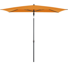 Rechthoekige parasol met middenstok