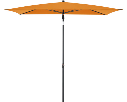 DOPPLER Parasol Myzone oranje 190 x 125 cm Rechthoekige parasol met middenstok