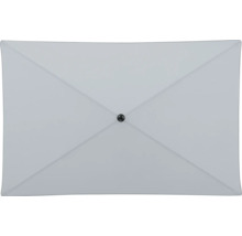 Rechthoekige parasol van bovenaf