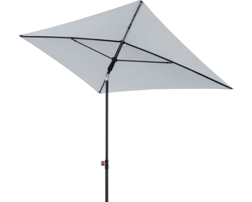 Rechthoekige parasol met mast