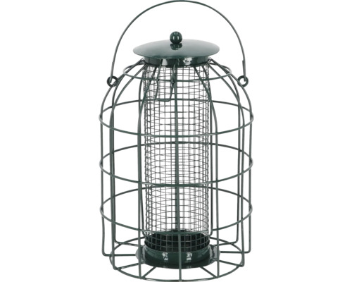 Vogelvoederhuis van metaal met ophanging