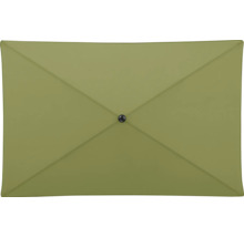 Rechthoekige parasol van bovenaf