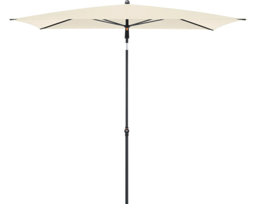 Rechthoekige parasol voor de tuin